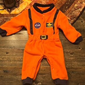Orange Astronaut Kids Halloween Costume